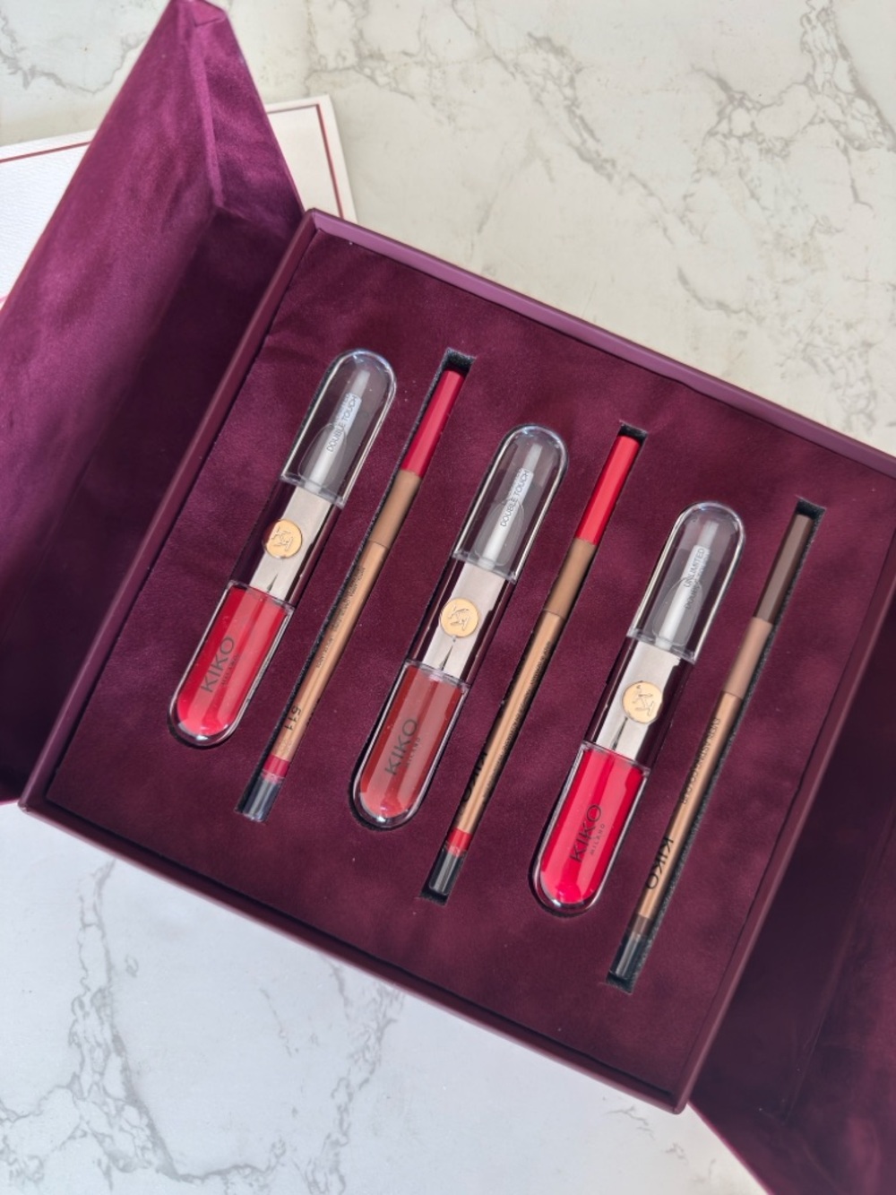 Kiko Milano Red & Berry Liquid Lipstick and Liner PR SET